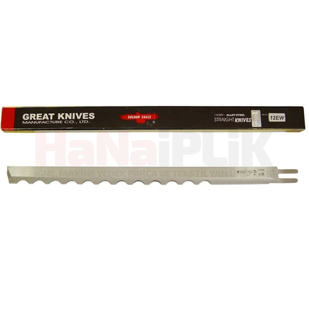 Dik Kumaş Kesim Motor Dalgalı Bıçak 12Ew Golden Eagle