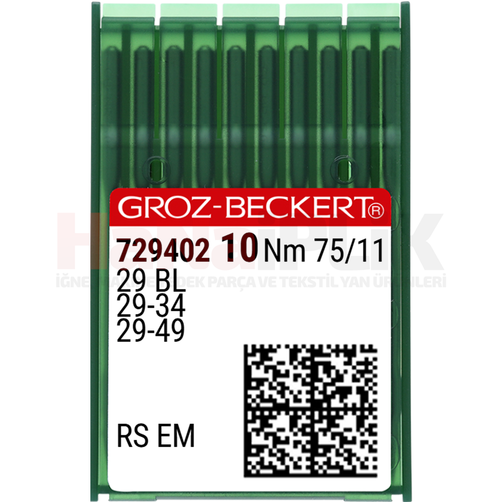 Etek Baskı İğnesi / 29BL 75/11 (RS EM) (729402)