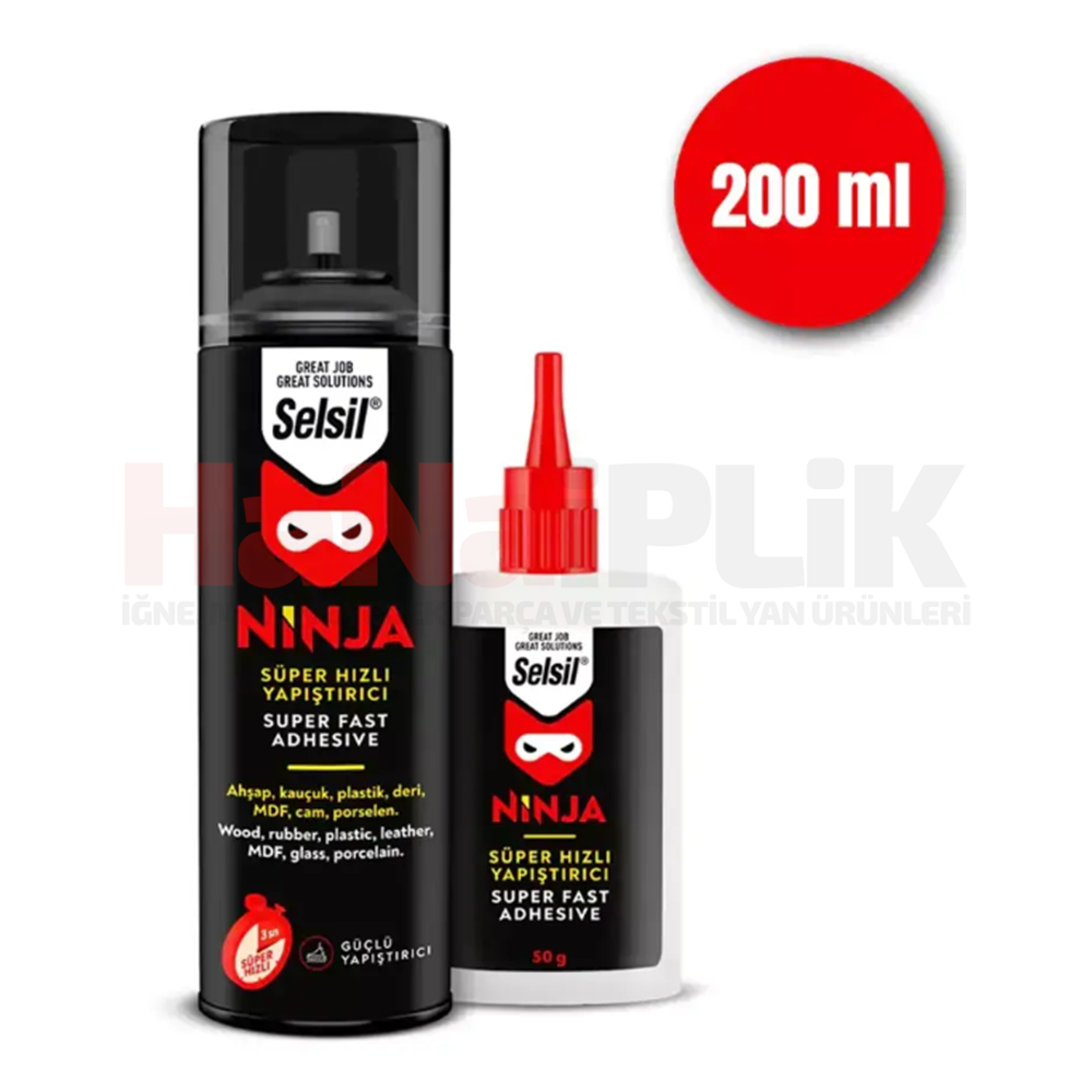 Selsil Hızlı Yapıştırıcı / 200ML