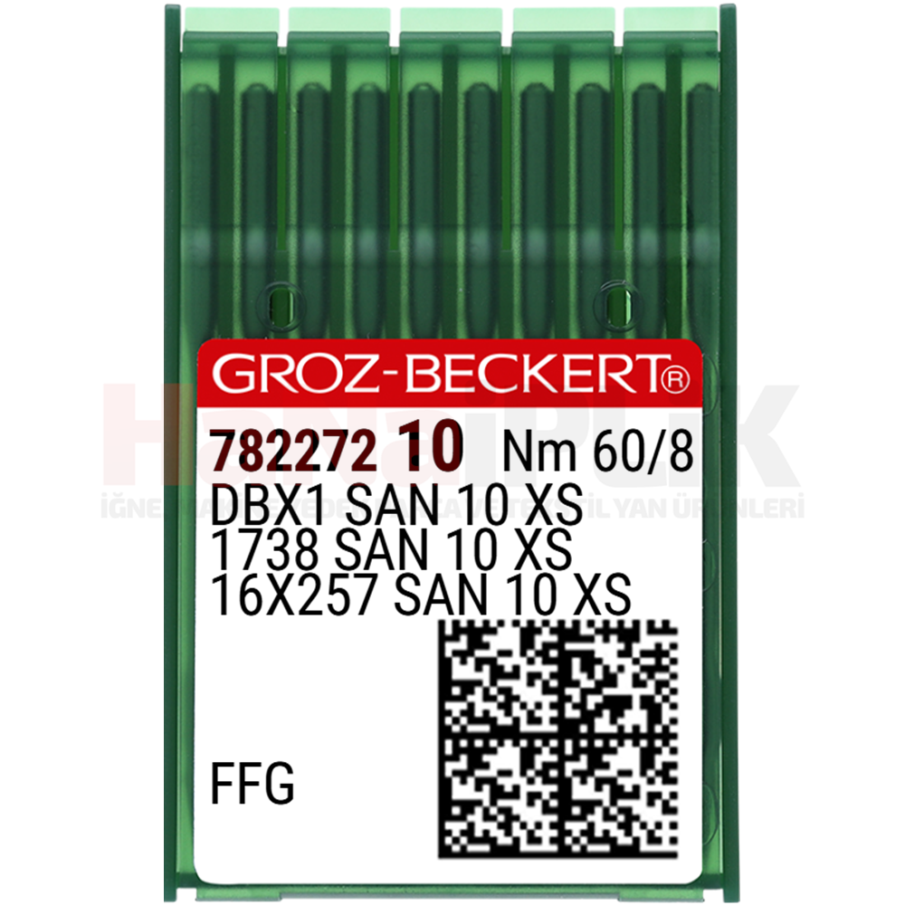 Düz Makine İnce Dip (SAN10 XS Daha Hassas) Dikiş İğnesi / DBX1 (SAN10 XS) 60/8 (FFG/SES) (782272)