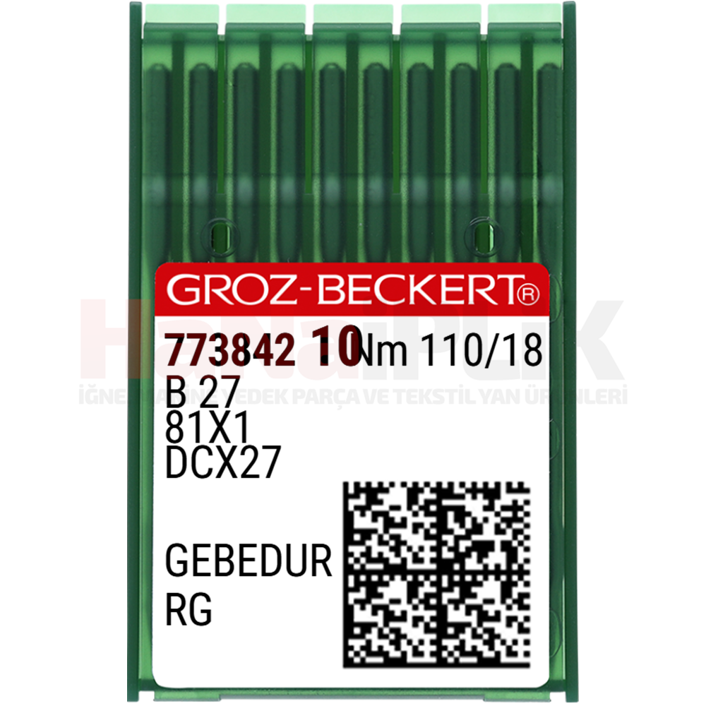 Overlok GEBEDUR Yanmaz Dikiş İğnesi / DCX27 (GEBEDUR) 110/18 (RG) (773842)