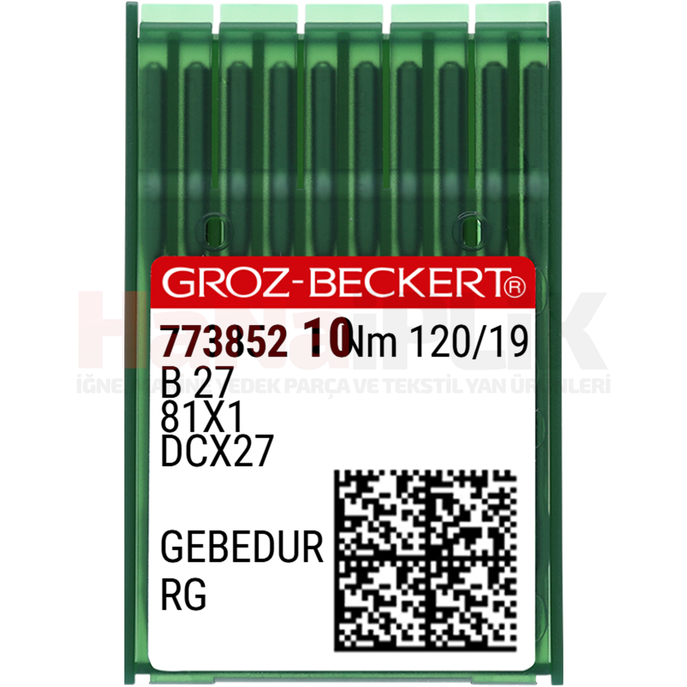 Overlok GEBEDUR Yanmaz Dikiş İğnesi / DCX27 (GEBEDUR) 120/19 (RG) (773852)