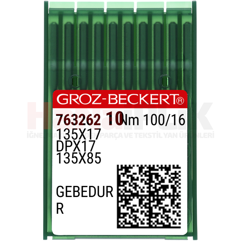 Ponteriz Mak. GEBEDUR Yanmaz Dikiş İğnesi / DPX17 (GEBEDUR) 100/16 (R) (763262)