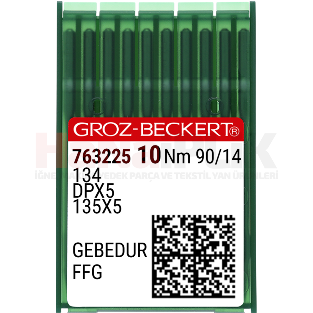 Düz Makine Kalın Dip GEBEDUR Yanmaz Dikiş İğnesi / DPX5 (GEBEDUR) 90/14 (FFG/SES) (763225)