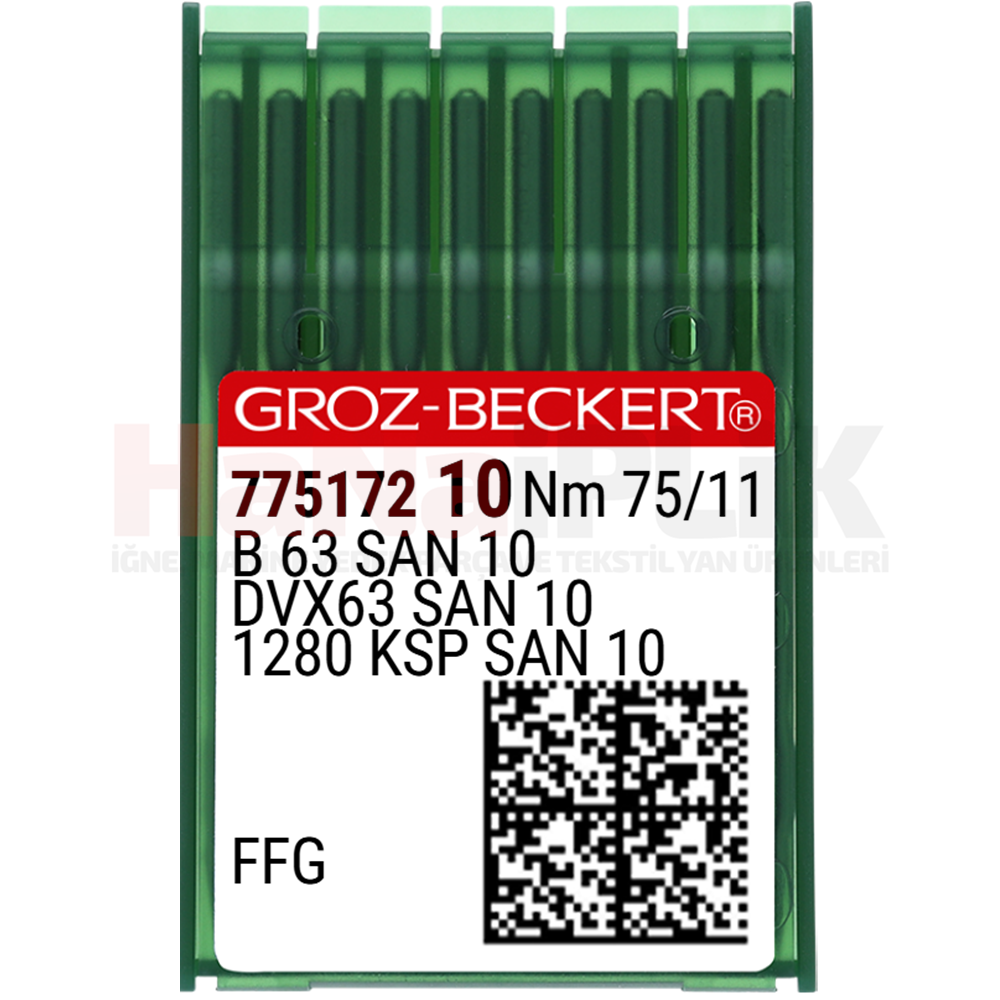 Reçme Kısa Dikiş İğnesi (SAN10 Bilye Uçlu) / DVX63 (SAN10) 75/11 (FFG/SES) (775172)