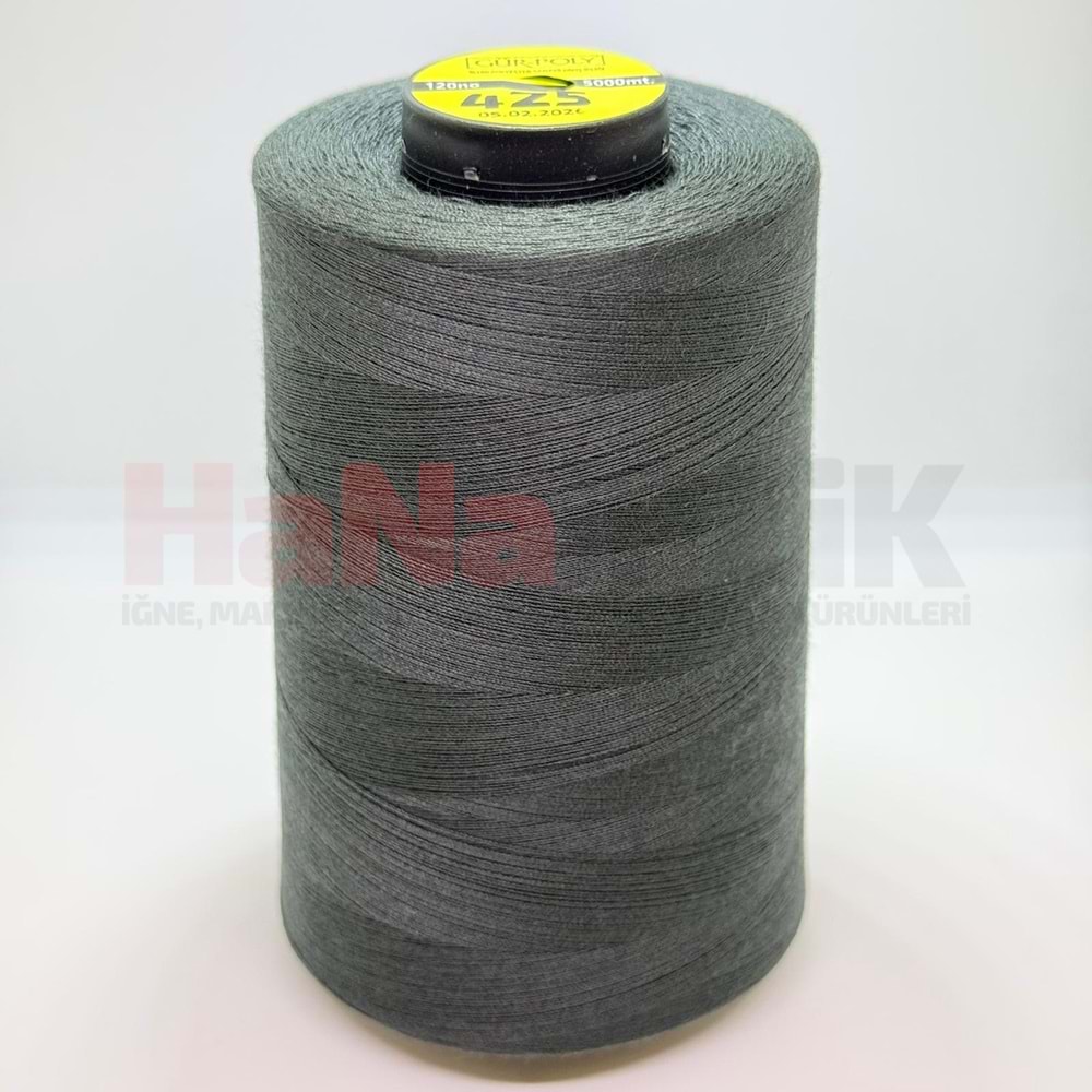 Gür-Poly (G0425) Renkli 120NO Dikiş İpliği 5000MT.