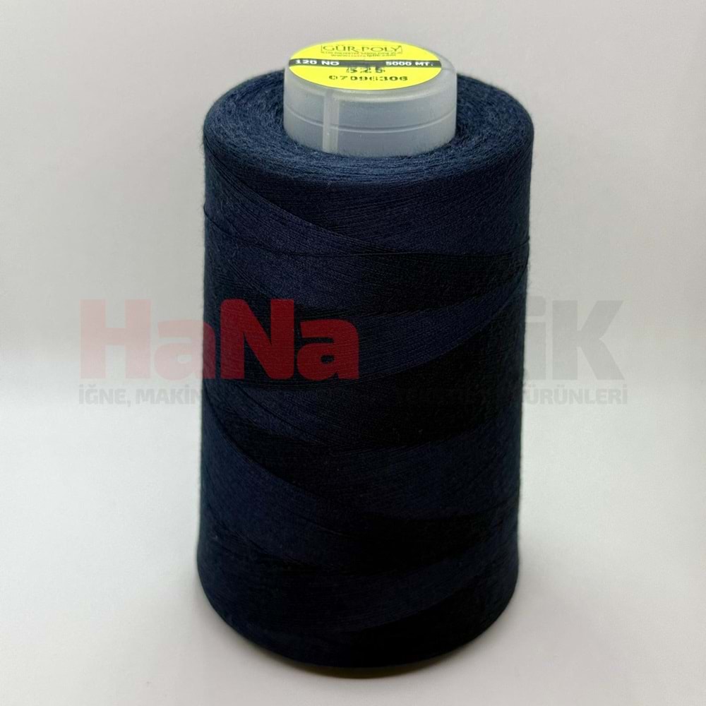 Gür-Poly (G0525*) Renkli 120NO Dikiş İpliği 5000MT.