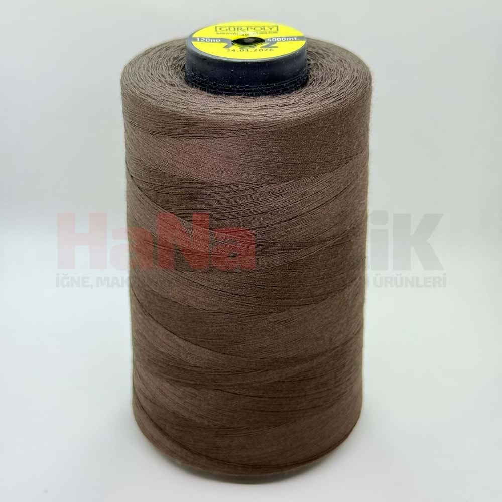 Gür-Poly (G0792) Renkli 120NO Dikiş İpliği 5000MT.