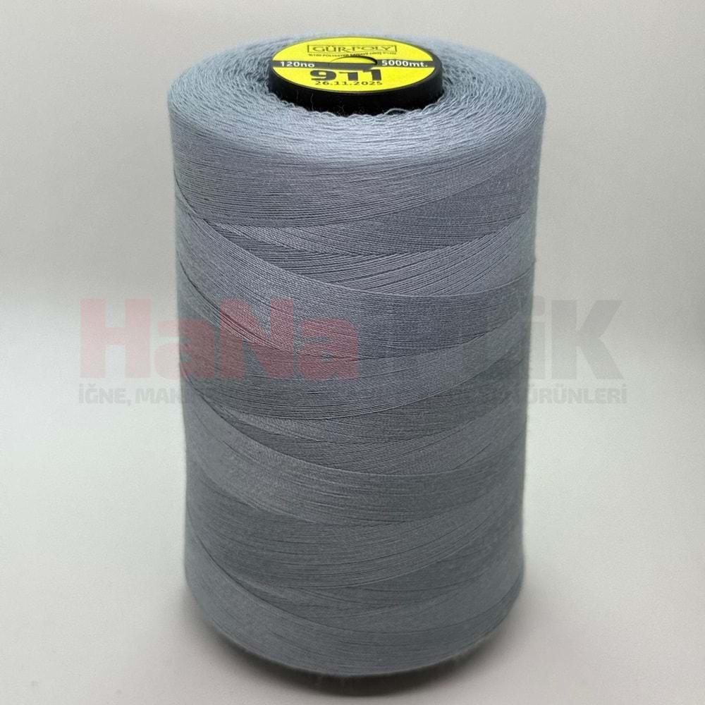 Gür-Poly (G0911) Renkli 120NO Dikiş İpliği 5000MT.