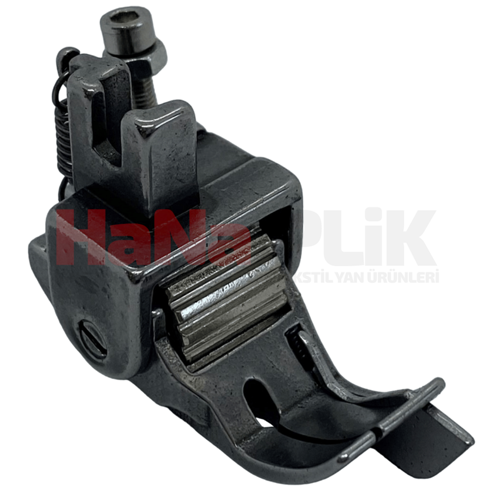 Düz Makina Gazi Ayak (Demir Tırtıklı Tekerlekli) SP18-1/4 6.4mm / HS-GL04-1/4-PT