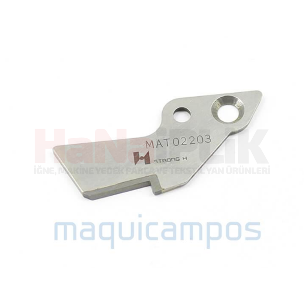 Juki Overlok T022 2300-2400 Hava Çekici Zincir Kesici Sabit Bıçak / MAT02204000