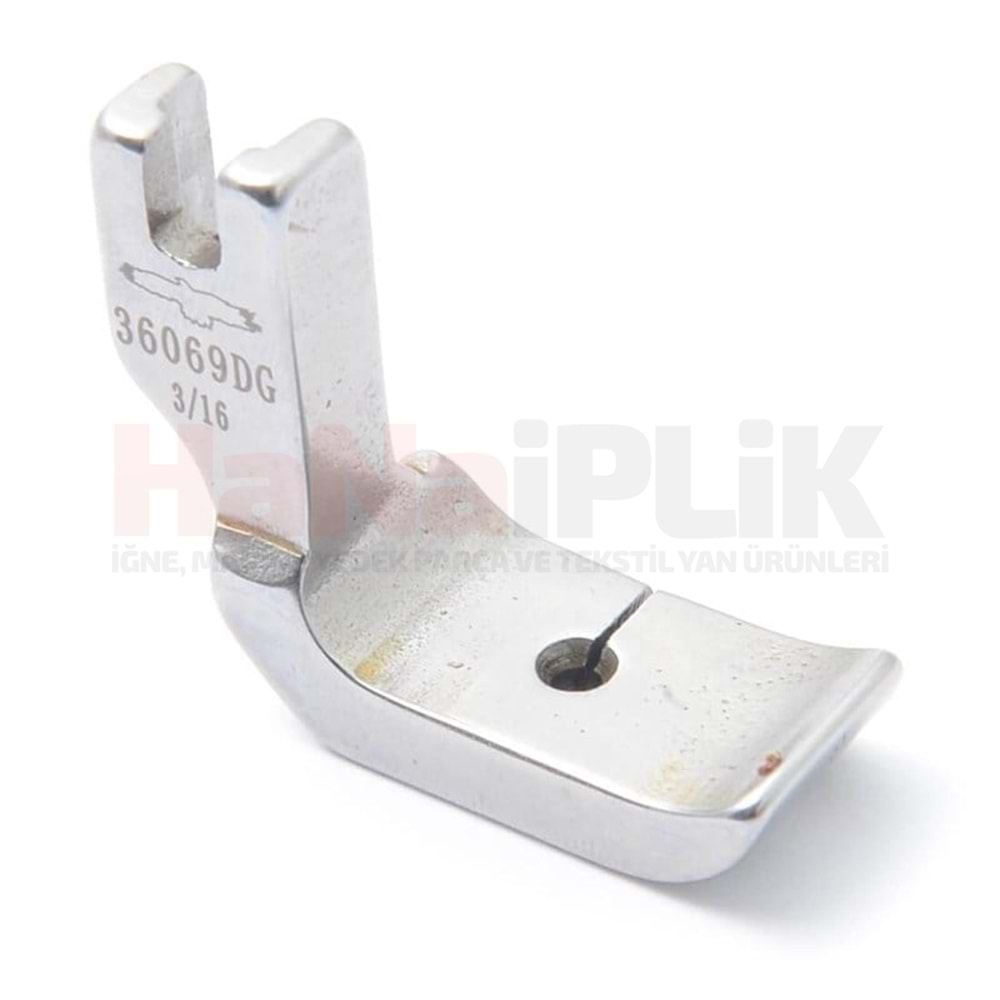 Düz Makine Çiftli Fitil Ayak / P69D (36069DG) 3/16
