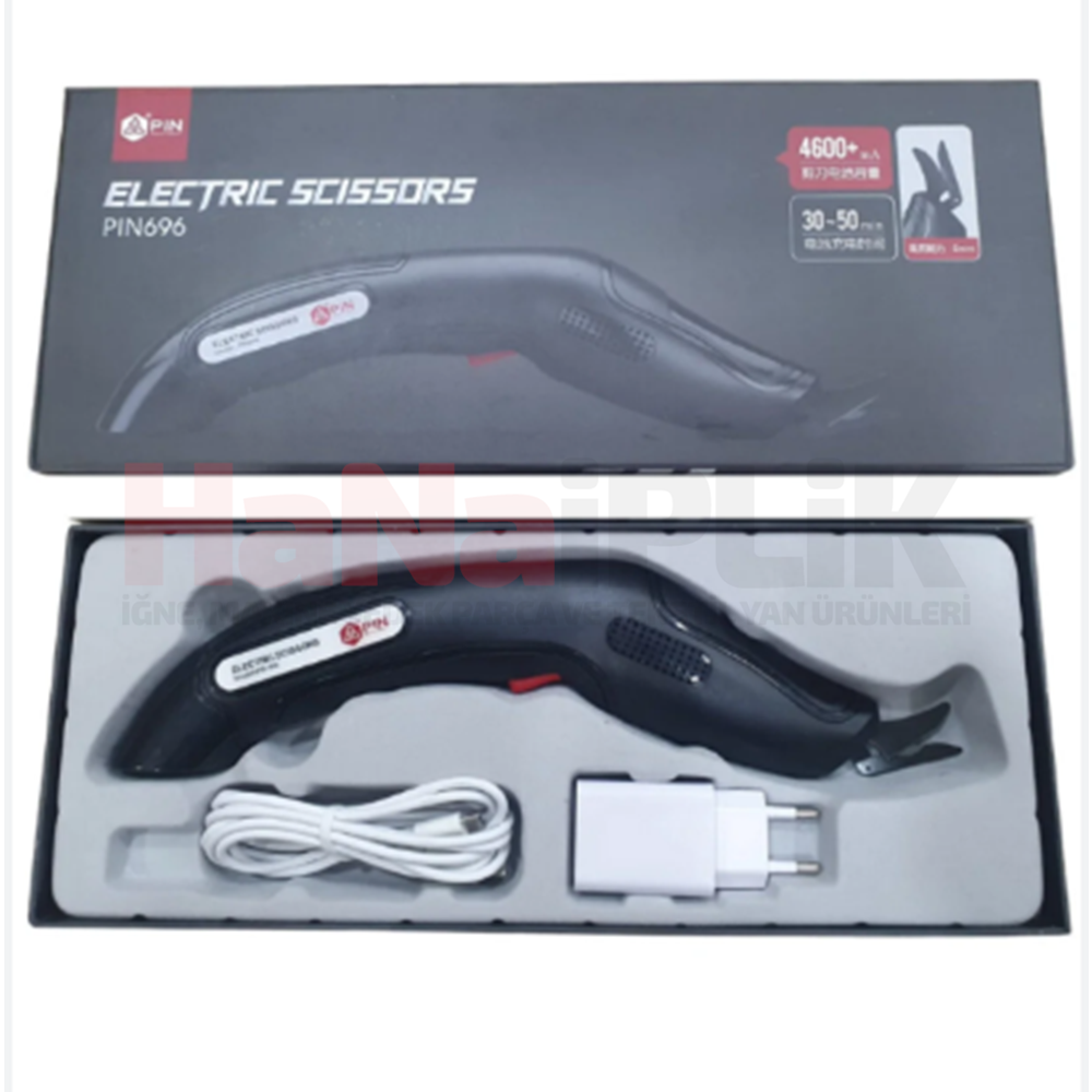 Şarjlı Model Kumaş Kesim Makası / PIN-696
