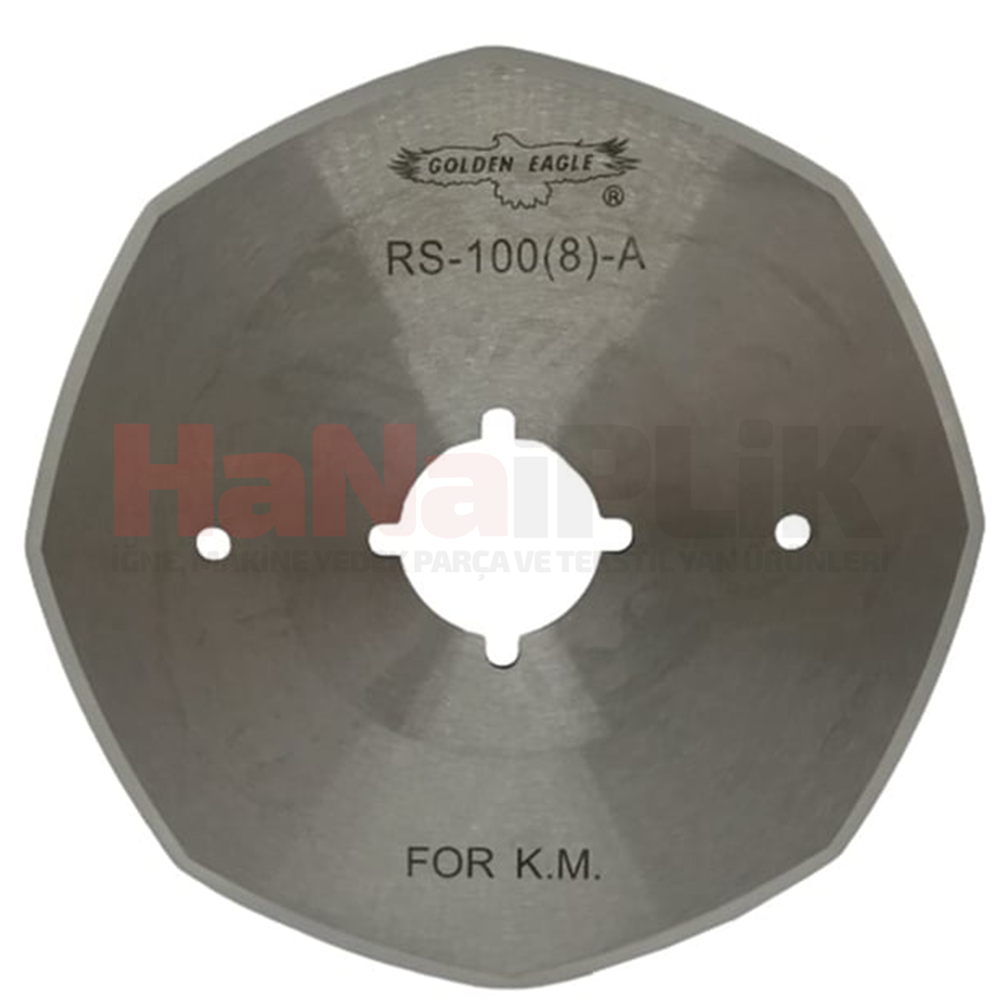 Yuvarlak Kesim Motor 8 Köşe Bıçak / RS-100(8)