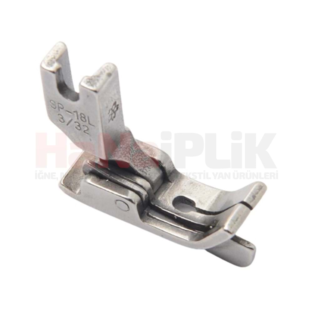 Düz Makine Çimalı Ters Gazi Ayak Sol (2.4mm) / SP18L 3/32