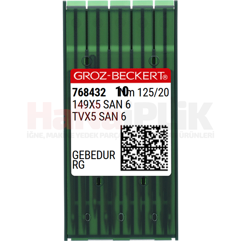 Kot Kollu Kemer İğnesi / TVX5 SAN6 GEBEDUR 125/20 (RG) (768432)