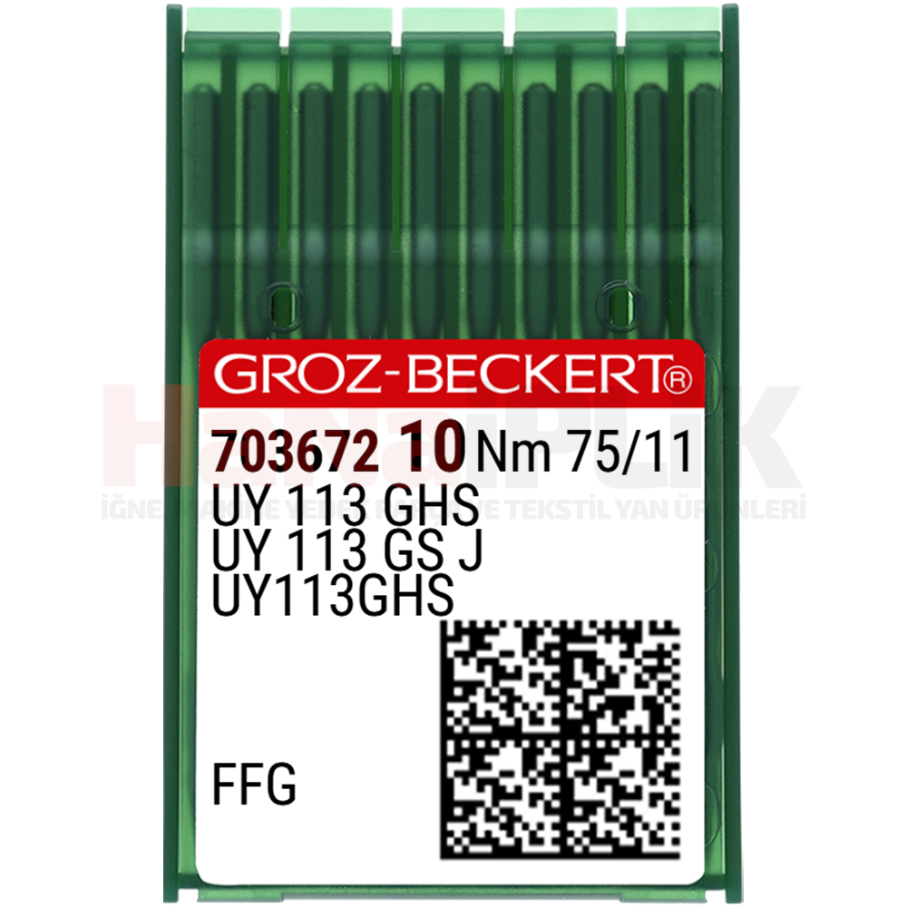 Lastik Kısa Dikiş İğnesi / UY113 GHS 75/11 (FFG/SES) (703672)