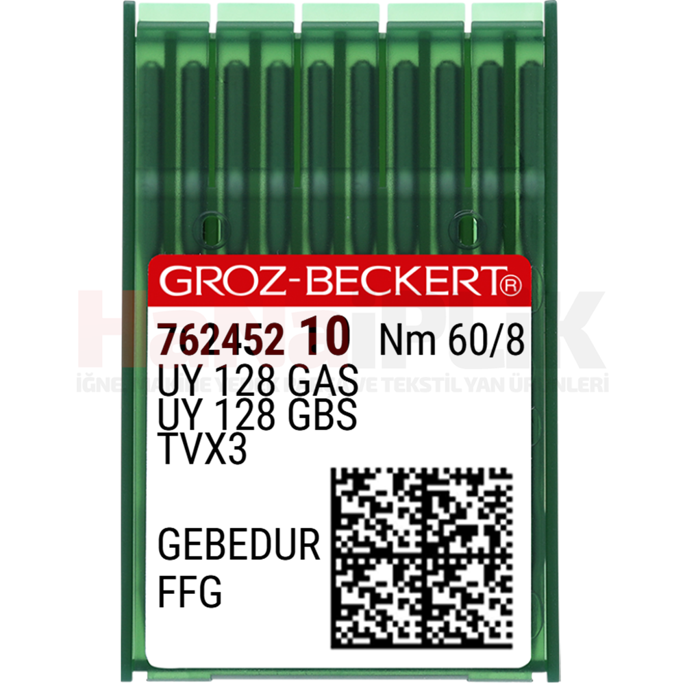 Reçme Uzun Dikiş İğnesi GEBEDUR Yanmaz İğne / UY128 (GEBEDUR) 60/8 (FFG/SES) (762452)