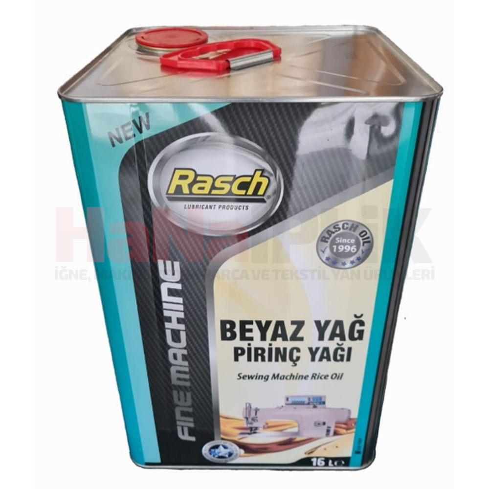 Rasch Makina Yağı (Beyaz Pirinç) 16Lt.