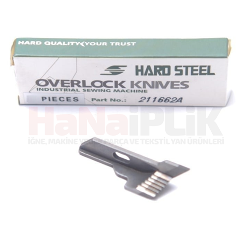 Pegasus Jack Overlok EX Kot 5 İplik Üst Köşeli Bıçak / 211662A
