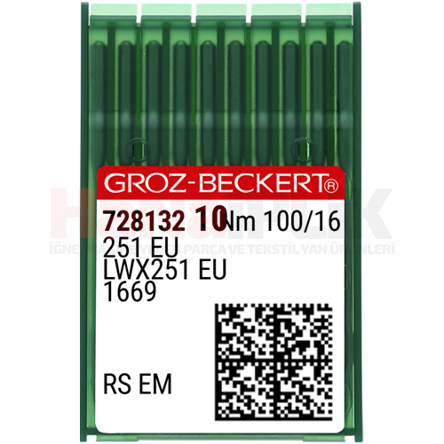 Etek Baskı Dikiş İğnesi / 251EU 100/16 (RS EM) (728132)
