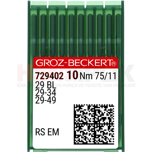 Etek Baskı İğnesi / 29BL 75/11 (RS EM) (729402)