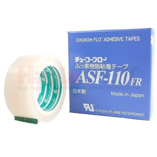 Yapışkanlı Teflon Bant 10 Metre İnce Taban (0.18X19X10) Orjinal / ASF-110-10