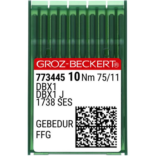Düz Makine İnce Dip (GEBEDUR Yanmaz) Dikiş İğnesi / DBX1 (GEBEDUR) 75/11 (FFG/SES) (773445)