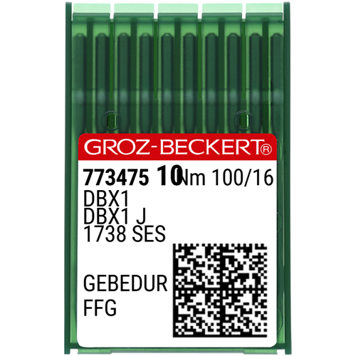 Düz Makine İnce Dip (GEBEDUR Yanmaz) Dikiş İğnesi / DBX1 (GEBEDUR) 100/16 (FFG/SES) (773475)