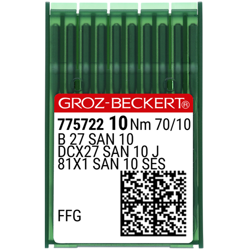 Overlok Dikiş İğnesi (SAN10 Bilye Uçlu) / DCX27 (SAN10) 70/10 (FFG/SES) (775722)