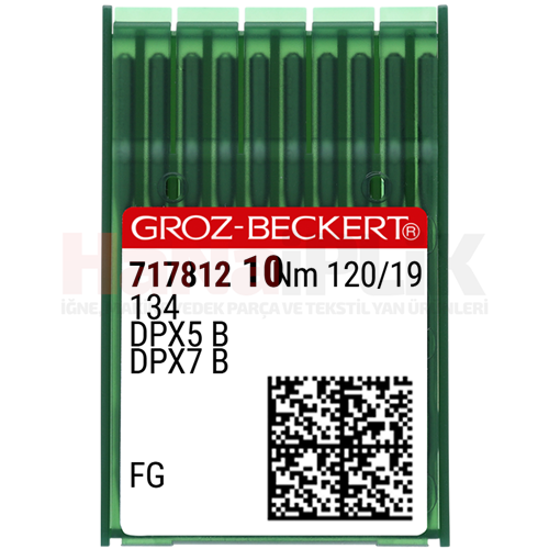 Düz Makine Kalın Dip Dikiş İğnesi / DPX5 120/19 (FG/SUK) (717812)