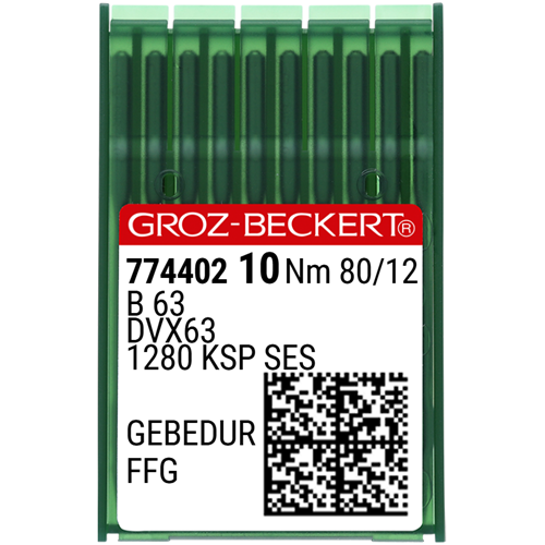 Reçme Kısa Dikiş İğnesi GEBEDUR Yanmaz İğne / DVX63 (GEBEDUR) 80/12 (FFG/SES) (774402)