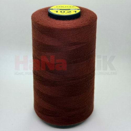 Gür-Poly (G1021) Renkli 120NO Dikiş İpliği 5000MT.