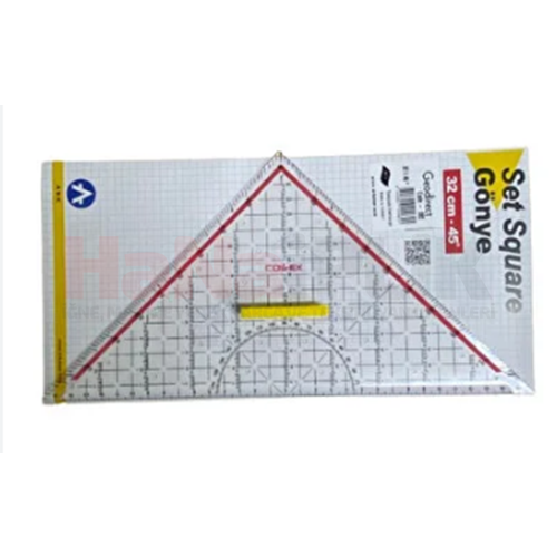 Modelist-Geoderik Üçgen Çetvel Takımı 32-45 Cm