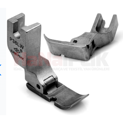Düz Makina Fermuar Ayak Geniş (10mm) / P36LW