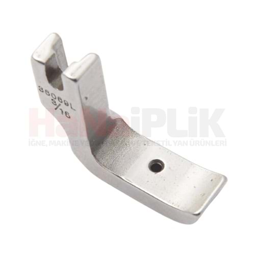 Düz Makine Tek Kanal Fitil Ayak (4.8mm) / P69R (36069R 3/16