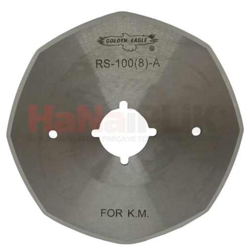Yuvarlak Kesim Motor 8 Köşe Bıçak / RS-100(8)