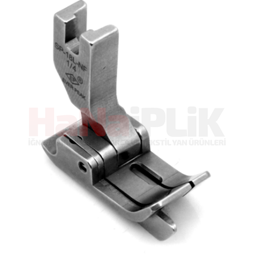 Düz Makine Yürüyen İğne Siperli Çima Ayak Sol 6.4mm / SP18L-NF 1/4
