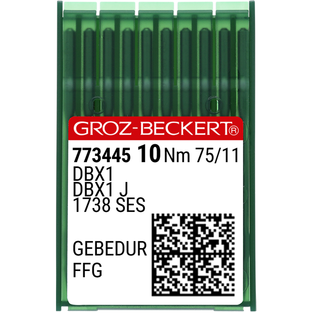 Düz Makine İnce Dip (GEBEDUR Yanmaz) Dikiş İğnesi / DBX1 (GEBEDUR) 75/11 (FFG/SES) (773445)