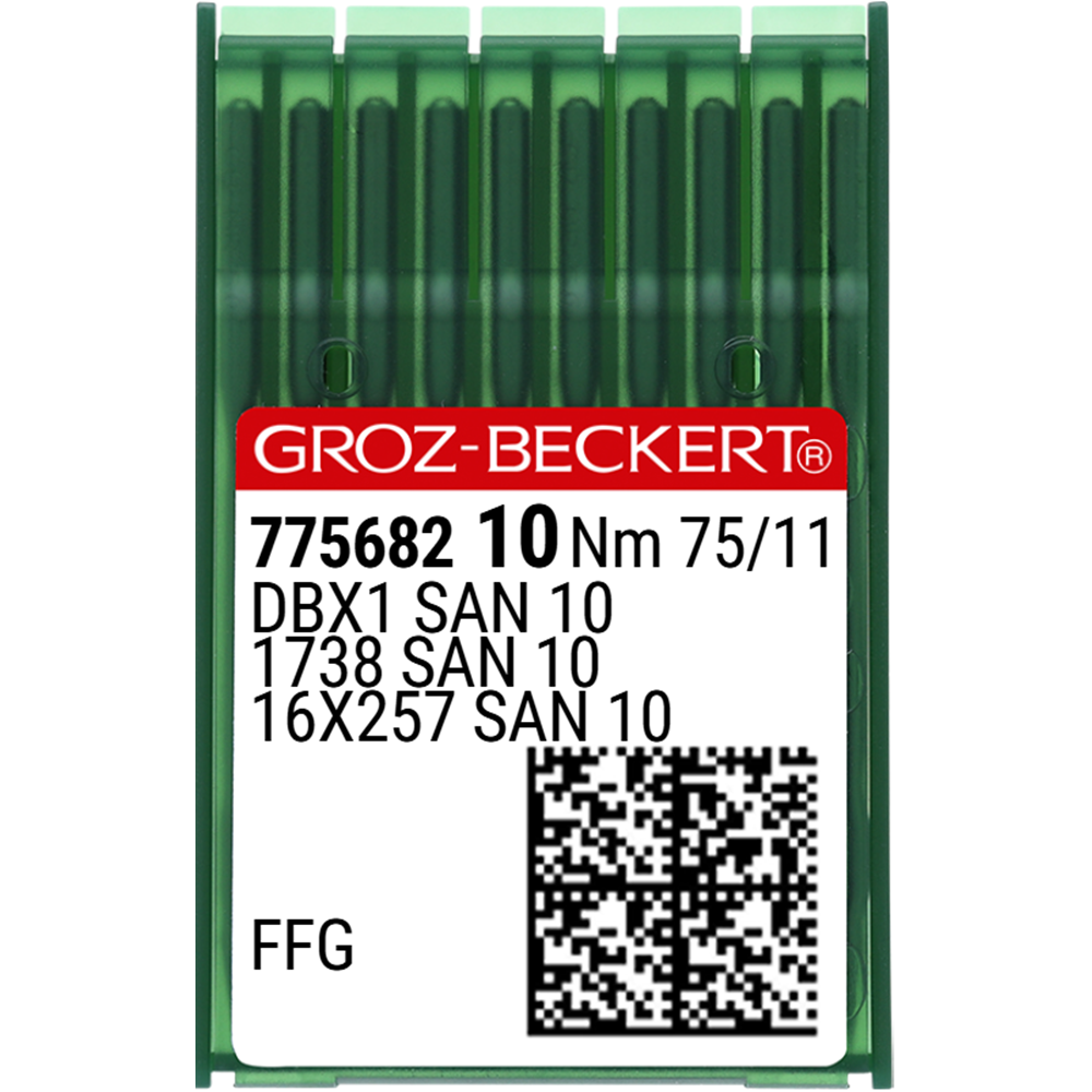 Düz Makine İnce Dip (SAN10 Bilye Uçlu) Dikiş İğnesi / DBX1 (SAN10) 75/11 (FFG/SES) (775682)