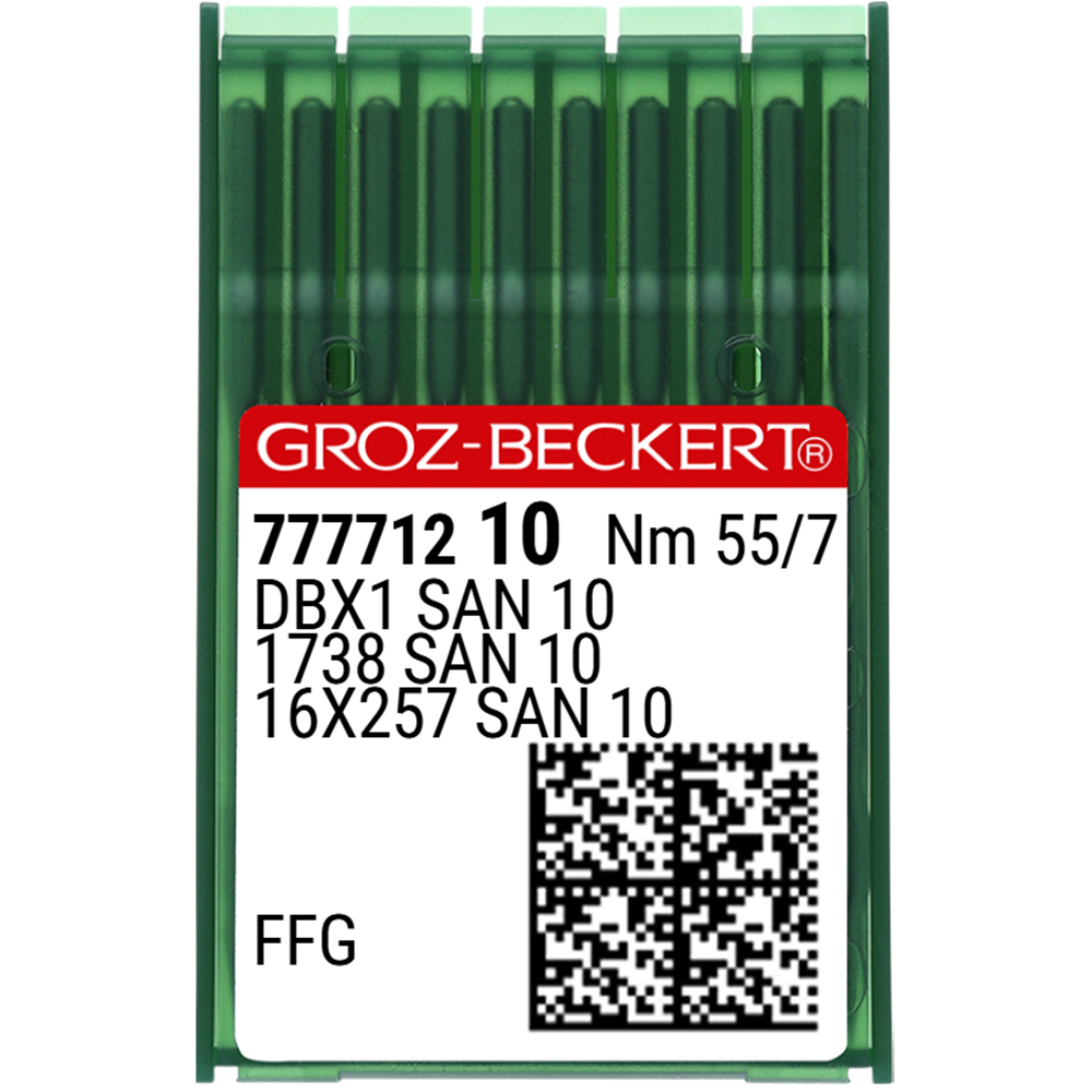 Düz Makine İnce Dip (SAN10 Bilye Uçlu) Dikiş İğnesi / DBX1 (SAN10) 55/7 (FFG/SES) (777712)