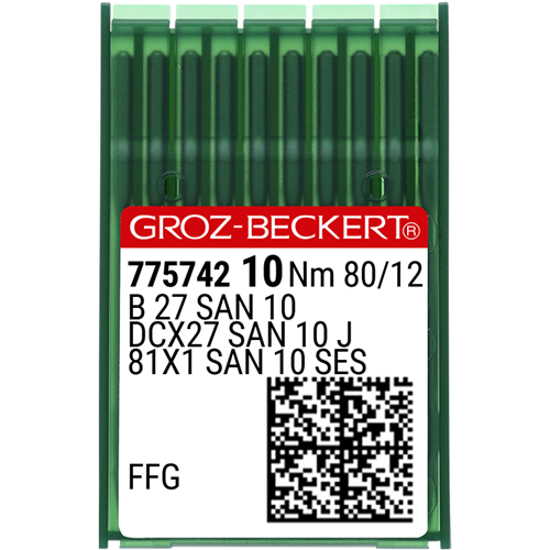 Overlok Dikiş İğnesi (SAN10 Bilye Uçlu) / DCX27 (SAN10) 80/12 (FFG/SES) (775742)