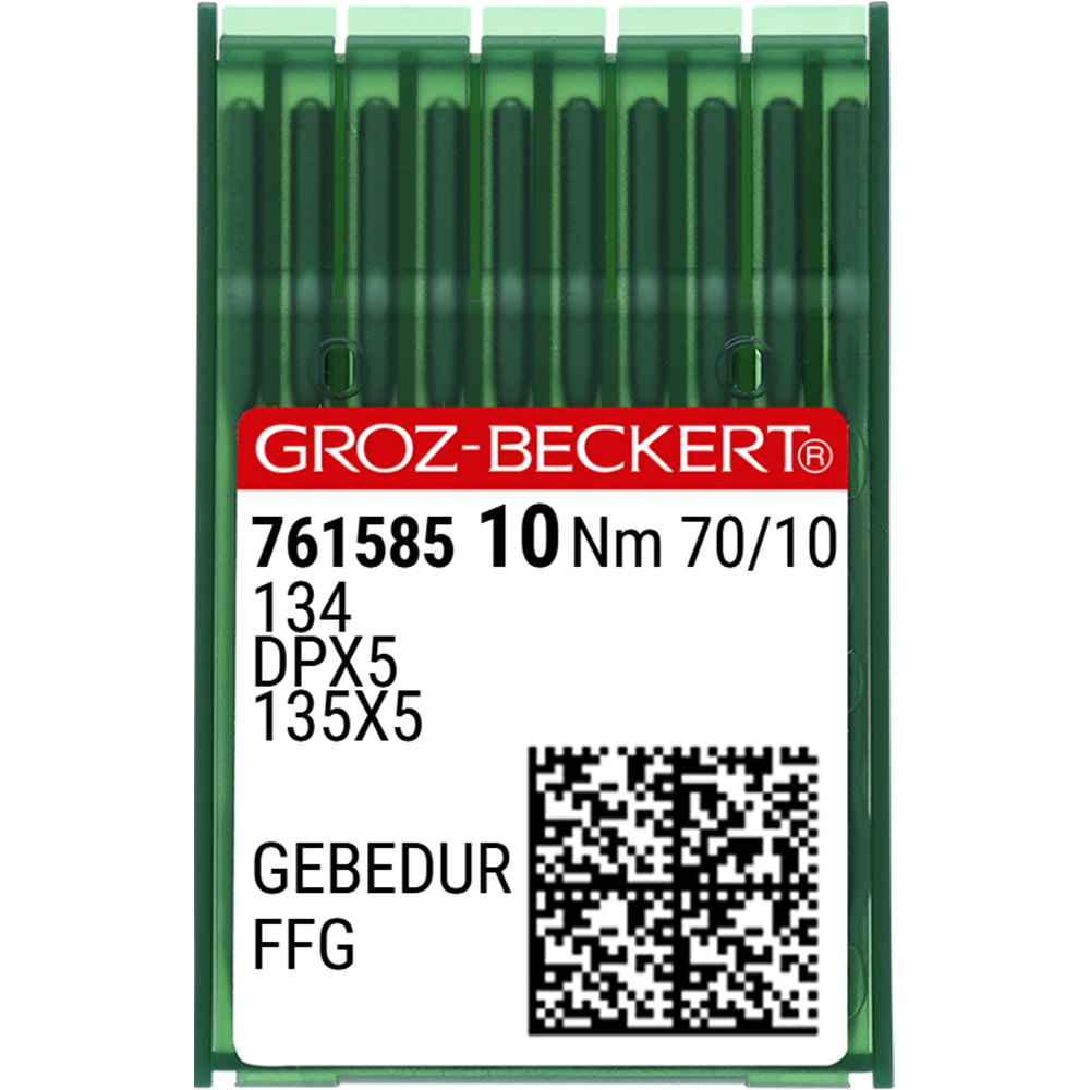 Düz Makine Kalın Dip GEBEDUR Yanmaz Dikiş İğnesi / DPX5 (GEBEDUR) 70/10 (FFG/SES) (761585)